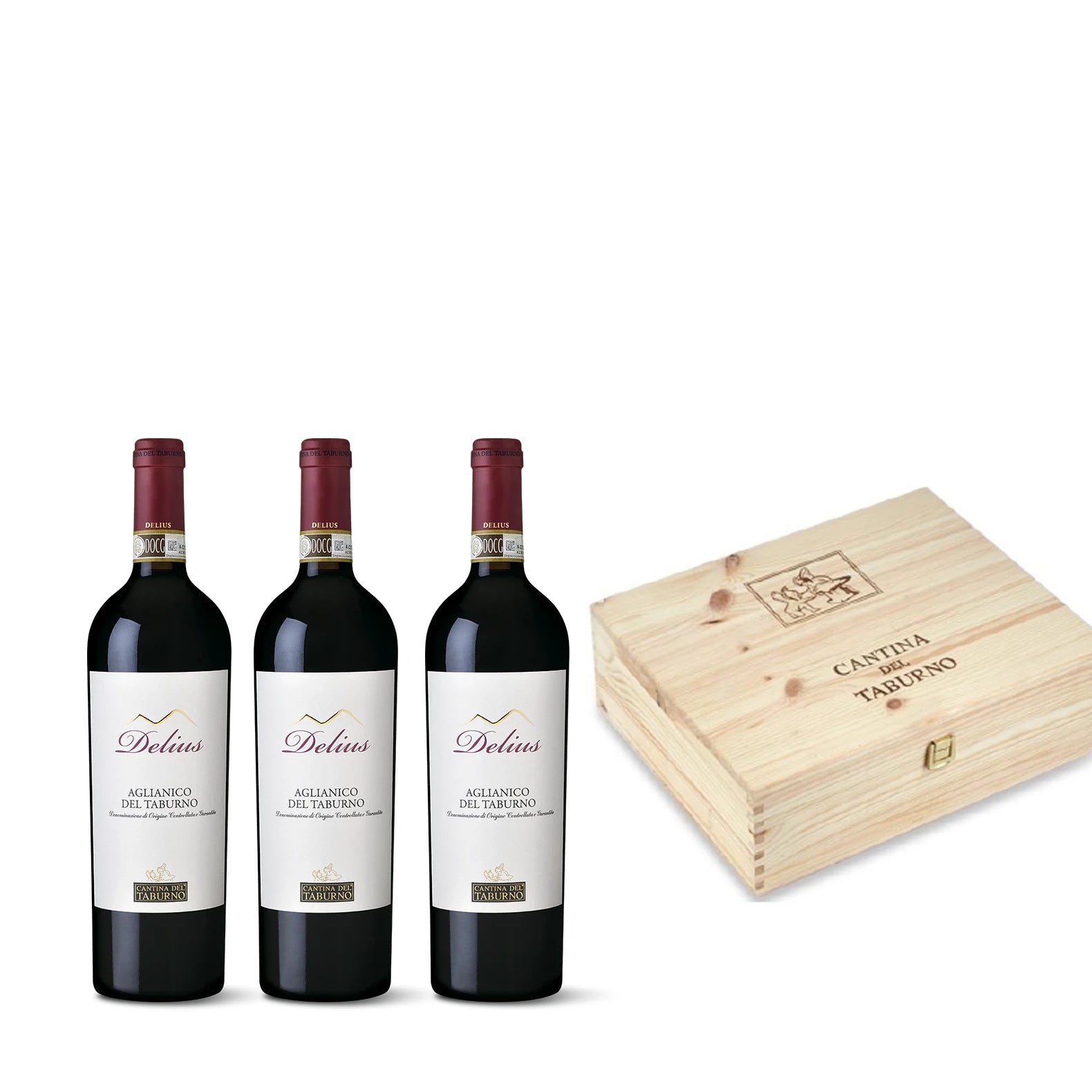 “I Crus” Wooden Box of 3 Wines