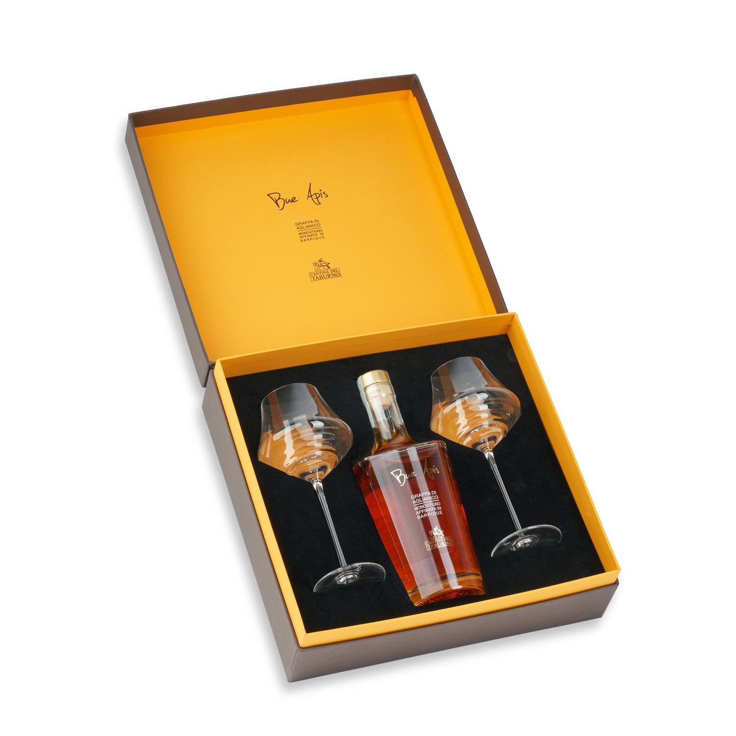 Bue Apis Grappa Gift Set with 2 Tasting Glasses